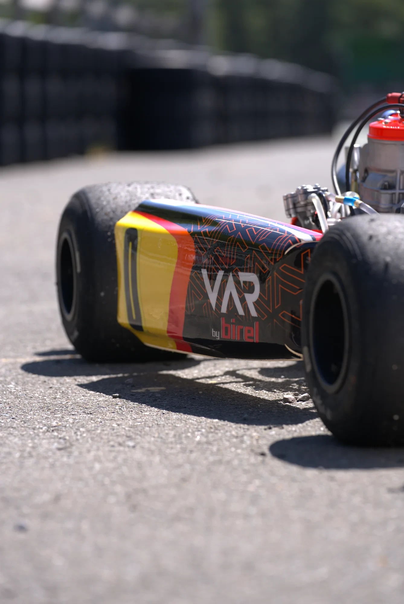 Kart nosecone close-up detail