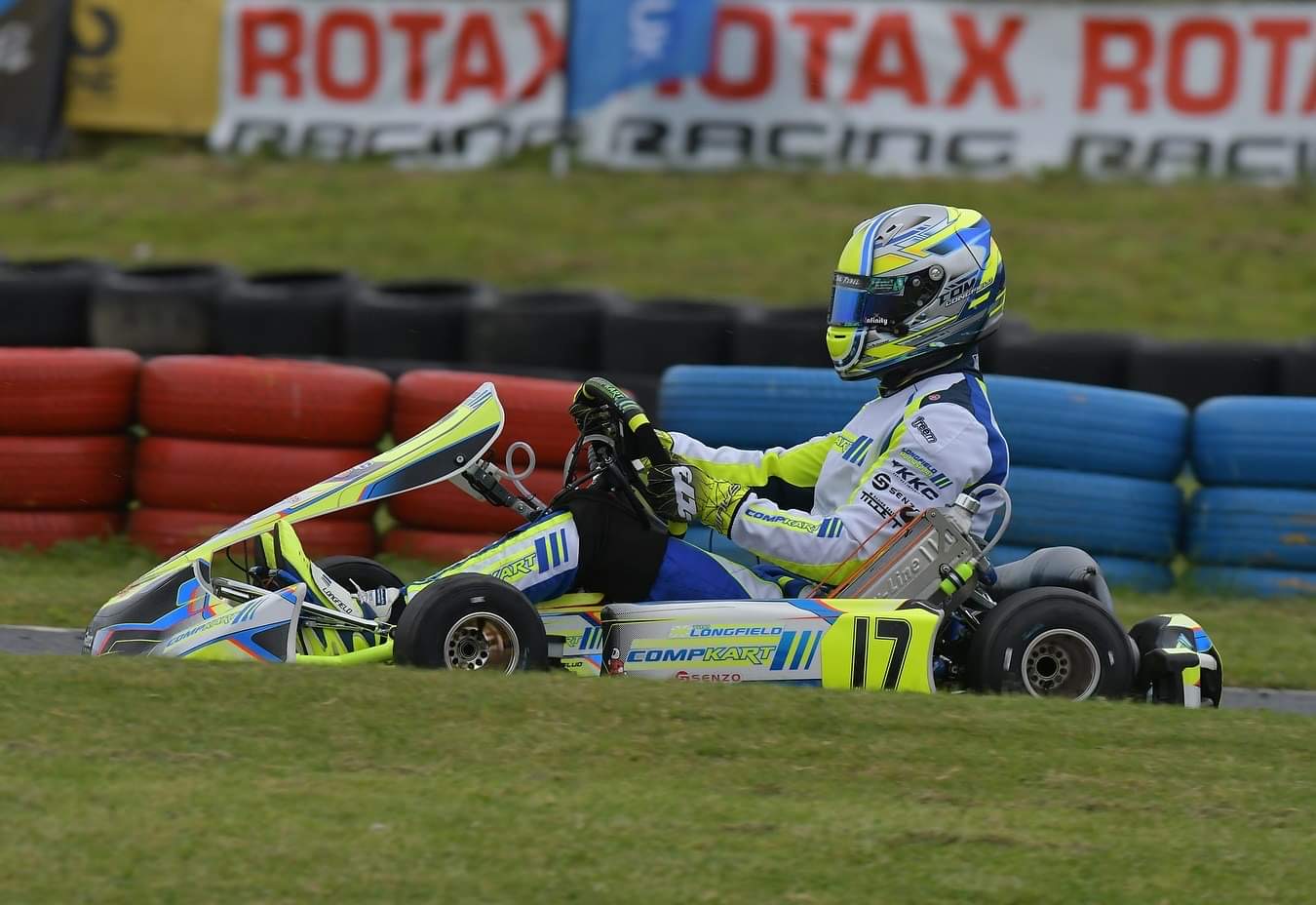 Rotax kart racing action